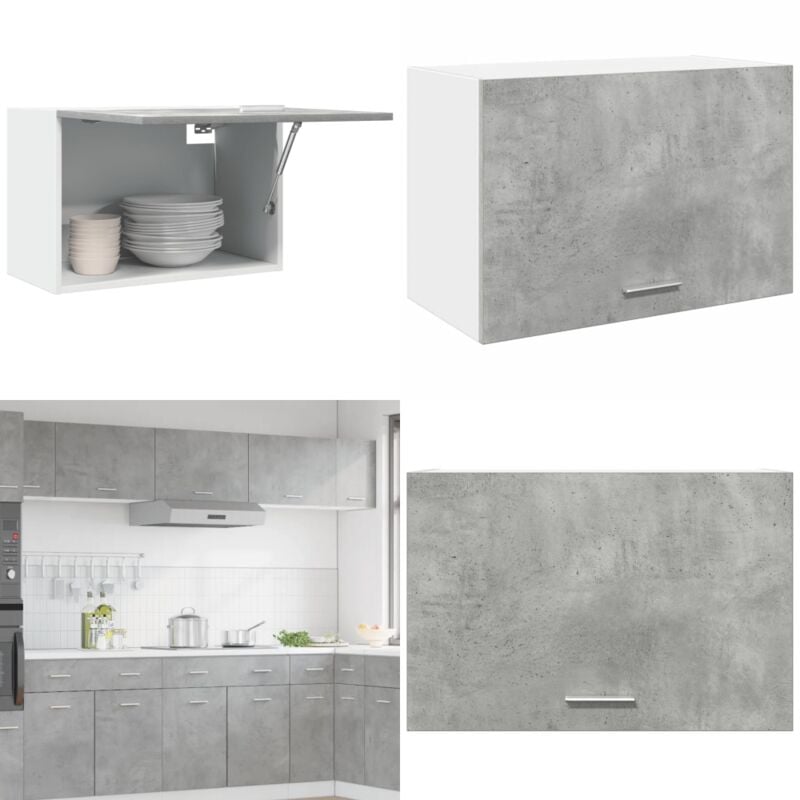 Vidaxl - Armoire suspendue Gris béton 60x31x40 cm Aggloméré