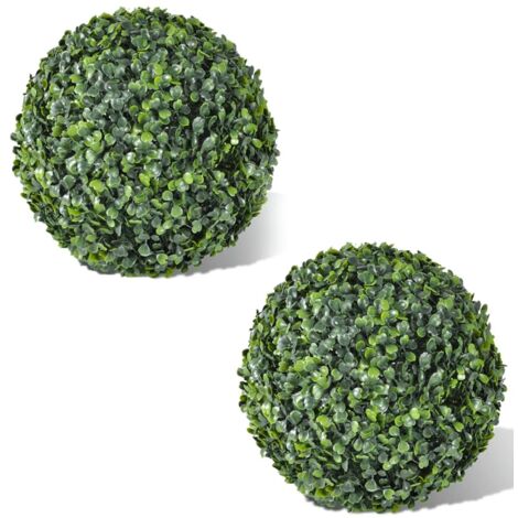 vidaXL Artificial Boxwood Balls 2 pcs 35 cm (40872)