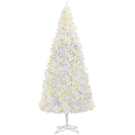 vidaXL Artificial Christmas Tree with LEDs 500 cm White