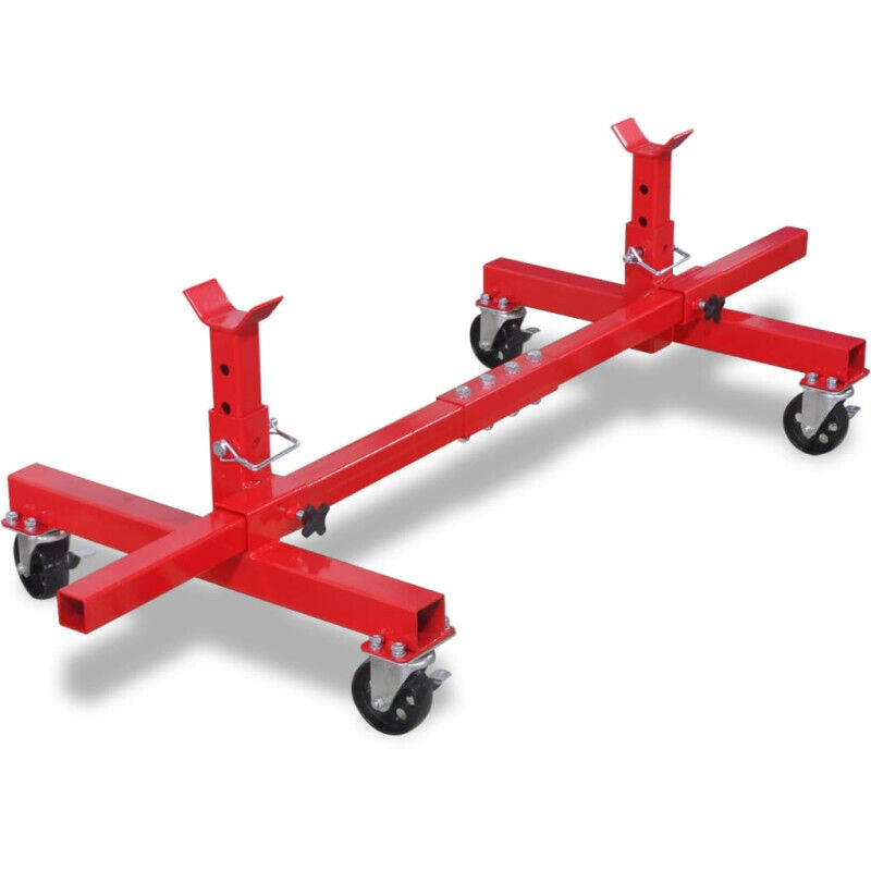 Cavalletto A Rullo Rosso Vidaxl