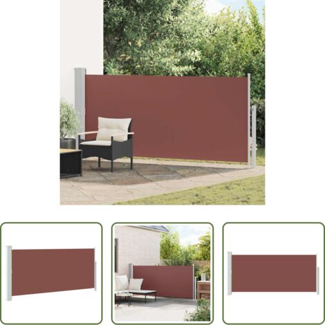vidaXL Automatische Markise -  Ausziehbare Seitenmarkise 140x300 cm Braun
