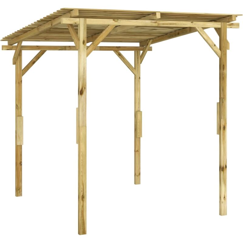 Mercatoxl - Auvent de jardin Bois de pin imprégné 180x180x189 cm