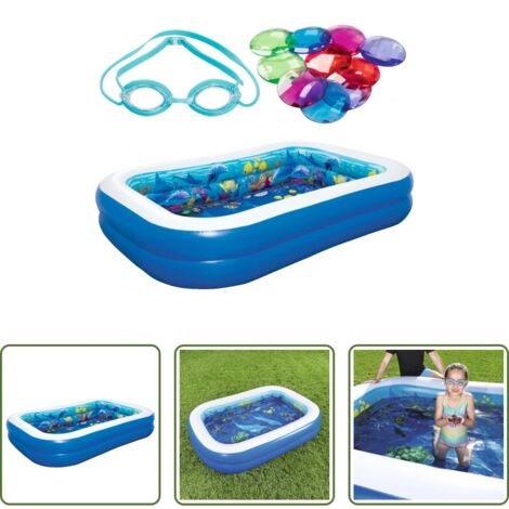 vidaXL Aventure sous-marine - Bestway Piscine gonflable aventure sous-marine 54177