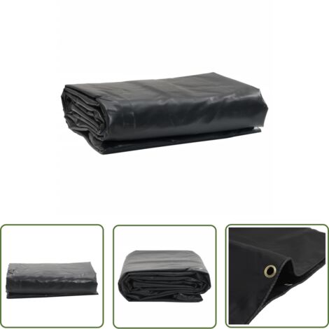 vidaXL Bâche anthracite 1,5x2,5 m 600 g/m²
