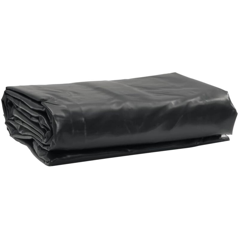 vidaXL Bâche noir 5x7 m 600 g/m²