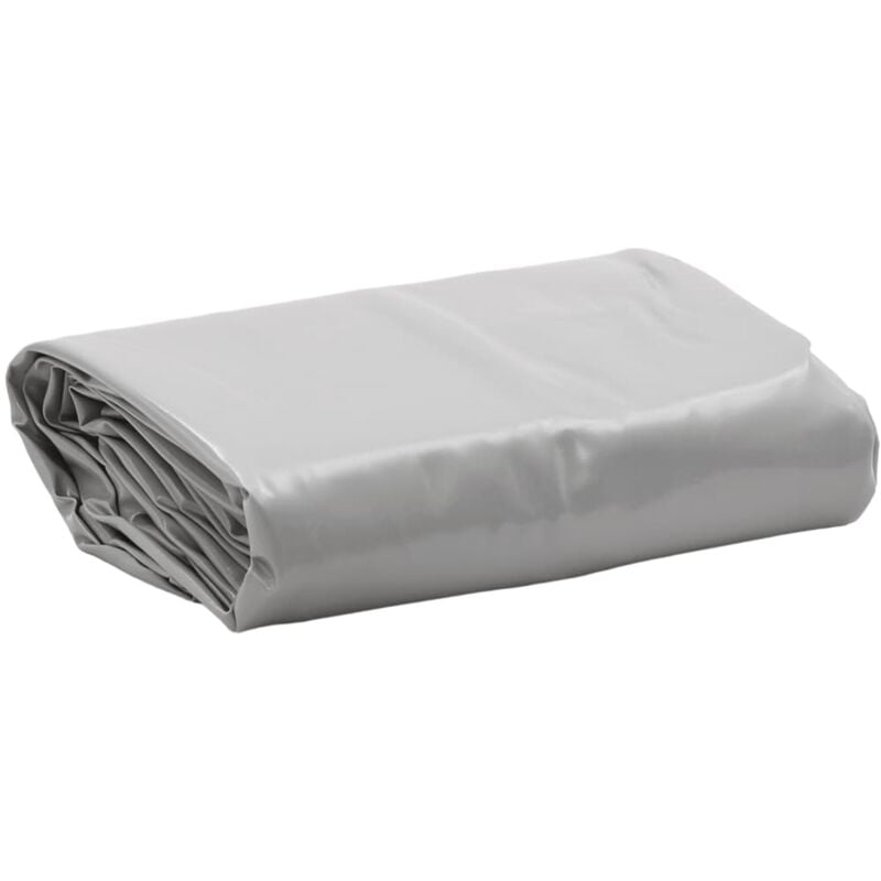 Vidaxl - Bâche gris ø 2,4 m 650 g/m²