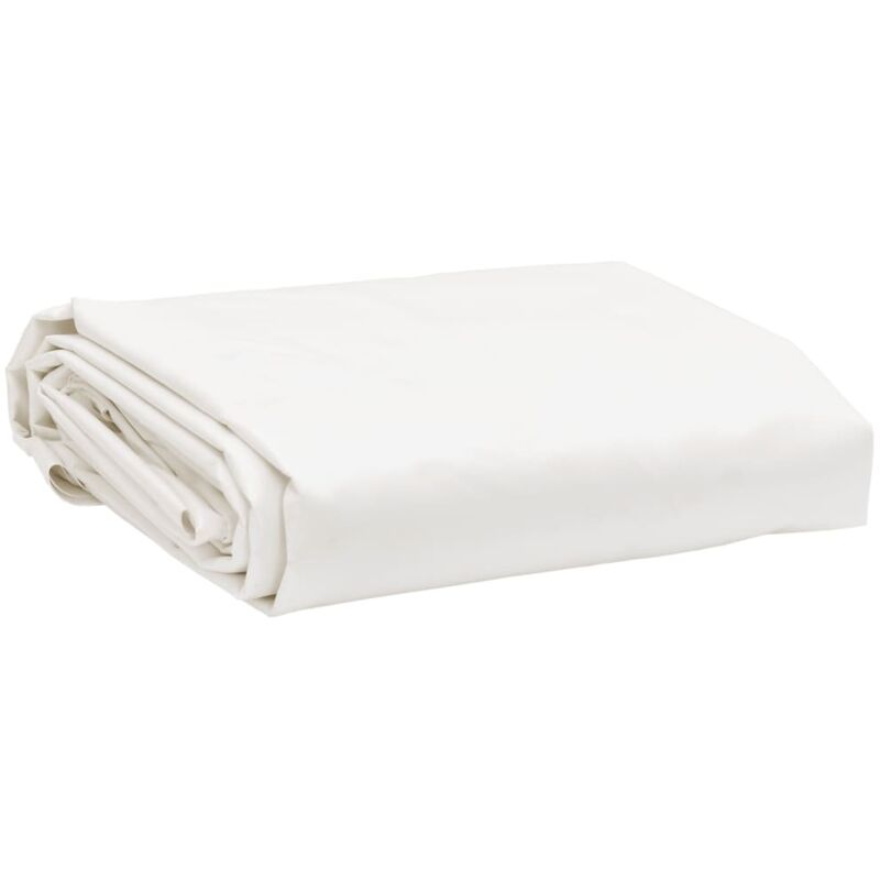 Vidaxl - Bâche blanc ø 2,4 m 650 g/m²