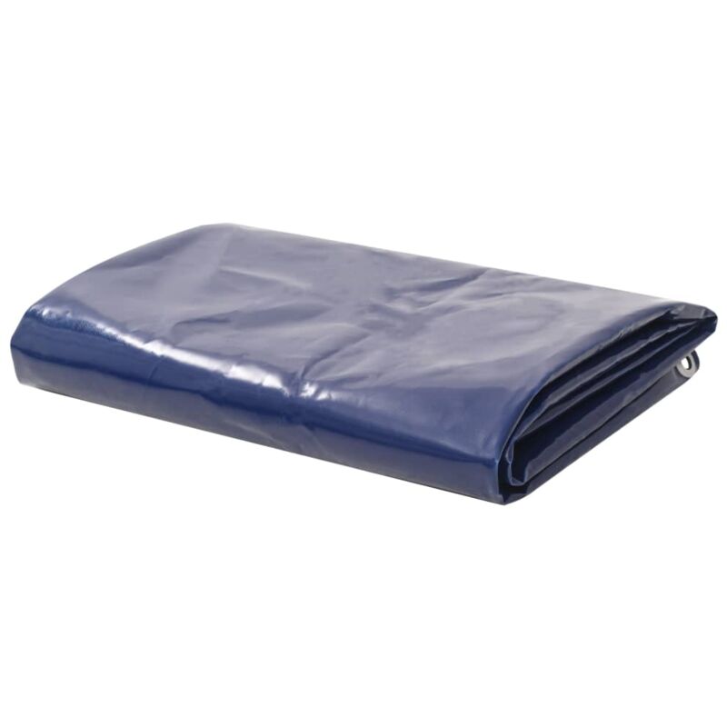 Bâche 650 g / m² 6 x 8 m Bleu
