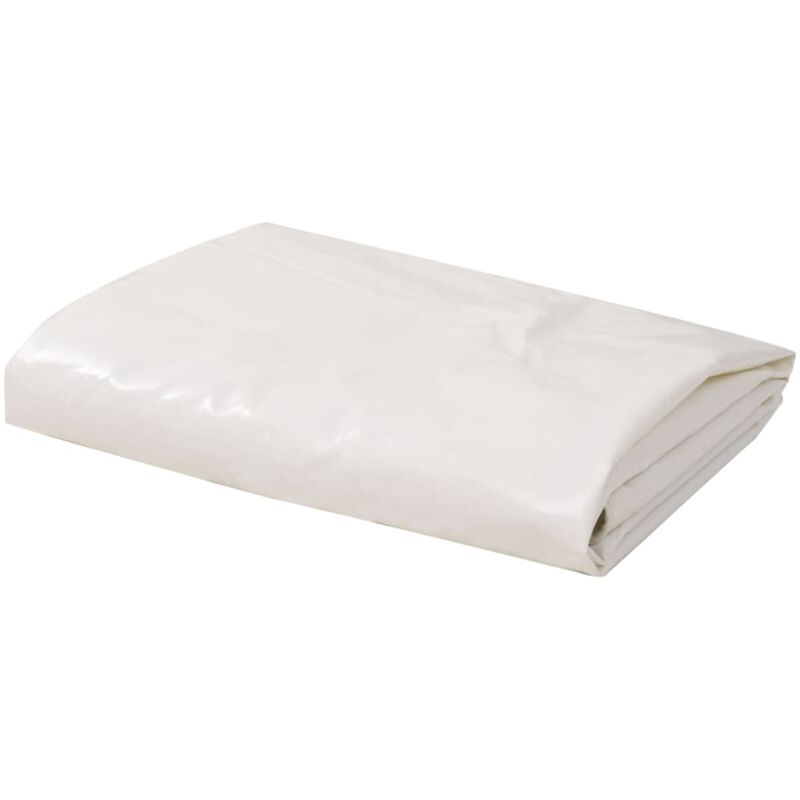 Bâche 650 g / m² 3 x 6 m Blanc
