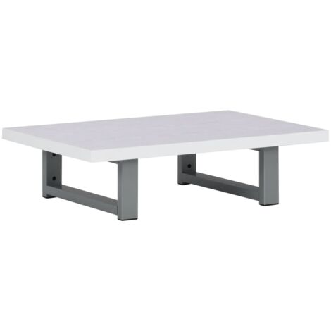 vidaXL Badezimmerregal Weiß 60x40x16,3 cm