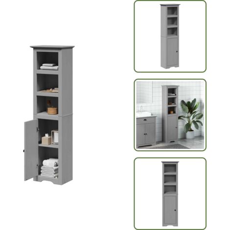 vidaXL Badschrank BODO Grau 44x30x160 cm