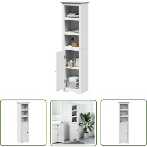 vidaXL Badschrank BODO Weiß 44x30x160 cm