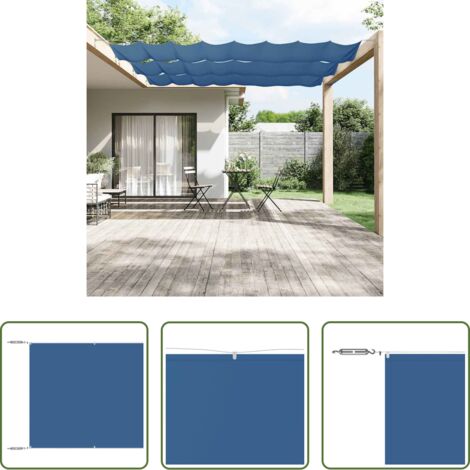 vidaXL Balcone -  Paravento Verticale Blu 100x1200 cm in Tessuto Oxford