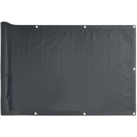 Balcony Screen Oxford Fabric 75x400 cm Anthracite