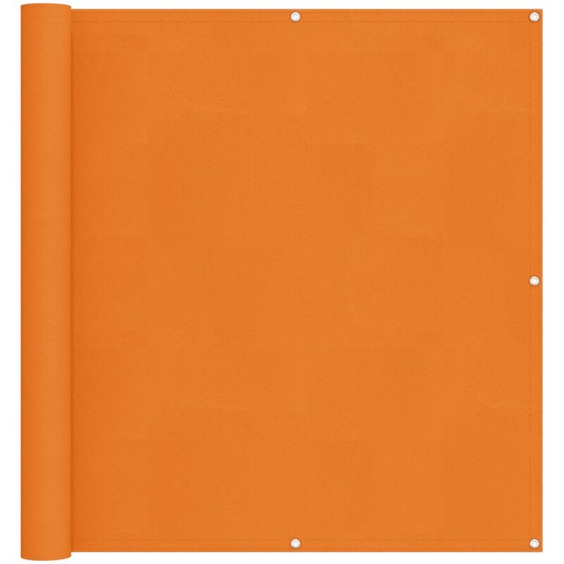 Balcony Screen Orange 110 X 200 Cm Oxford Fabric Vidaxl