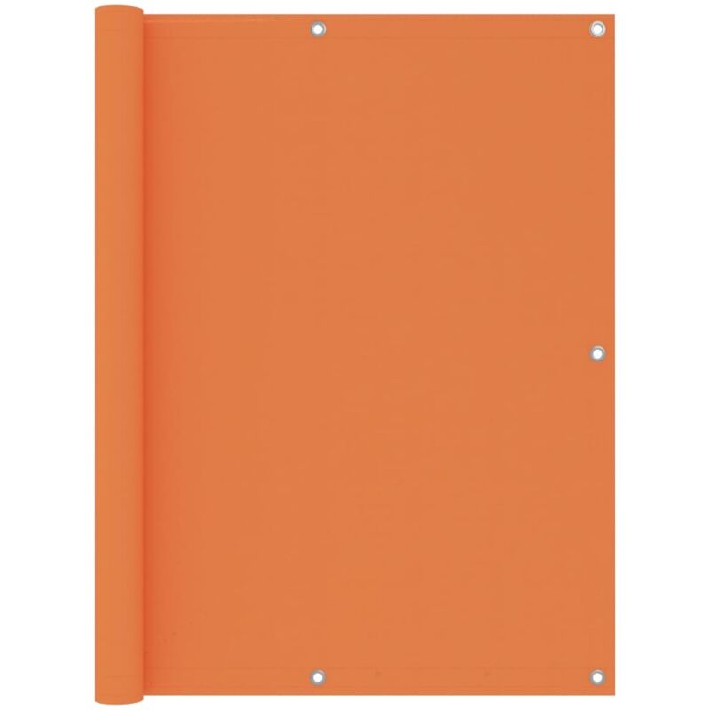 Balcony Screen Orange 120x400 Cm Oxford Fabric Vidaxl