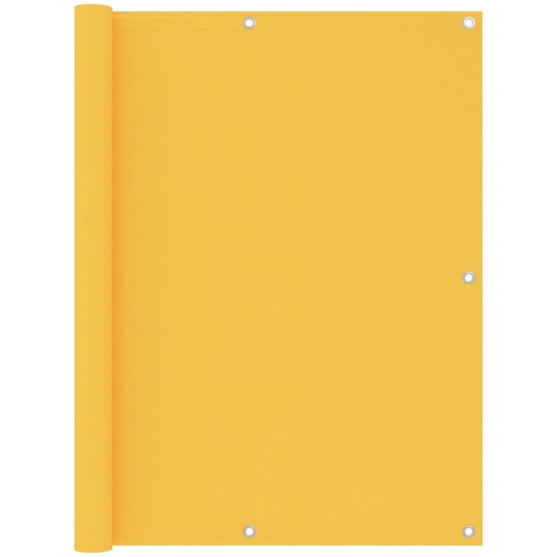 Balcony Screen Yellow 120x400 Cm Oxford Fabric Vidaxl