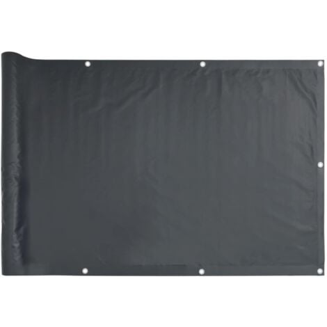 Balcony Screen Oxford Fabric 90x400 cm Anthracite