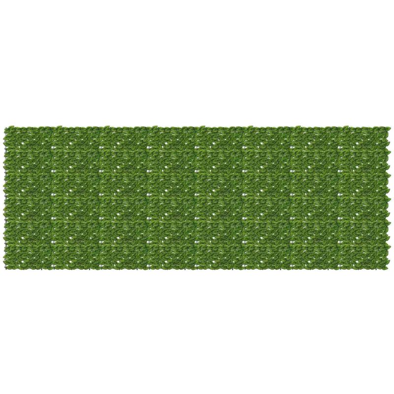 Balcony Screen With Leaves Green And Yellow 400 X 150 Cm Vidaxl