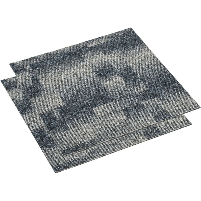 

vidaXL Baldosas de moqueta de suelo 20 uds 5 m² azul oscuro - Azul