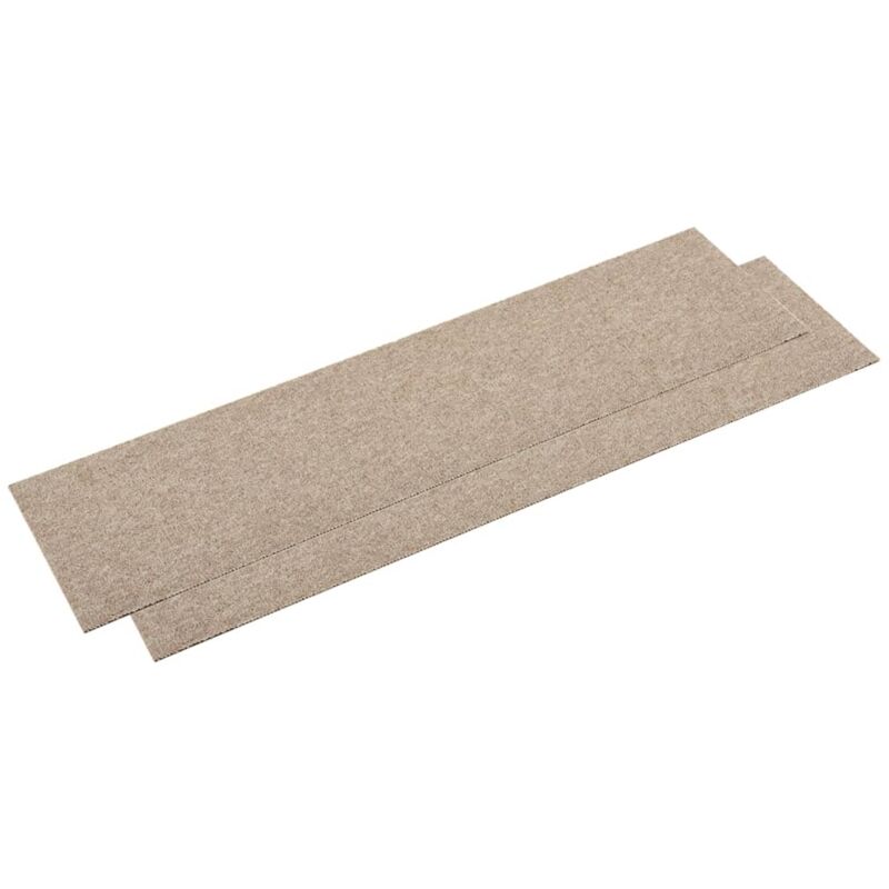 

Baldosas de suelo de moqueta 16 uds 4 m² 25x100 cm beige claro - Beige - Vidaxl