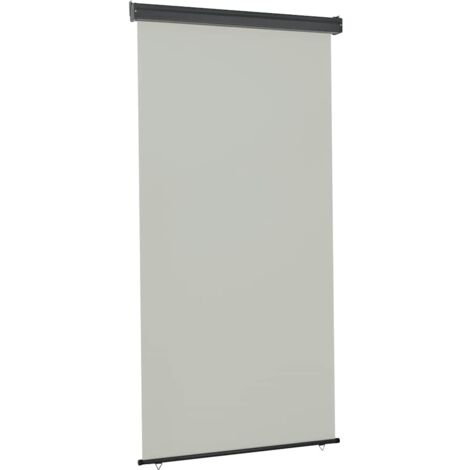 vidaXL Balkon-Seitenmarkise 125x250 cm Grau
