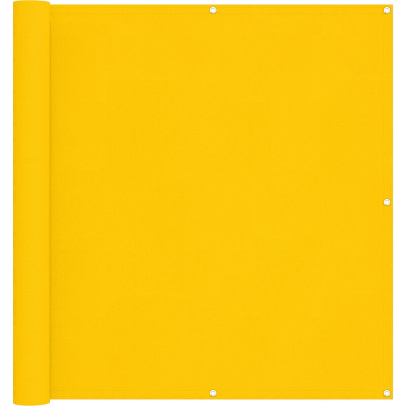 Balkonsichtschutz Gelb 110 X 200 Cm Oxford-stoff Vidaxl