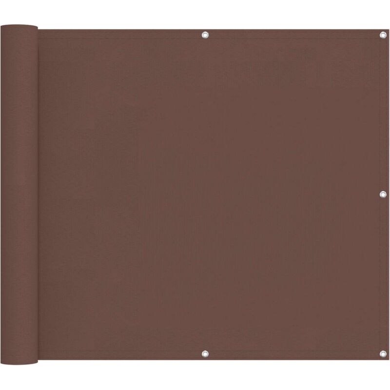 Balkonsichtschutz Braun 90 X 200 Cm Oxford-stoff Vidaxl