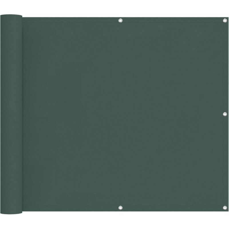Balkonsichtschutz Dunkelgrün 100 X 300 Cm Oxford-stoff Vidaxl