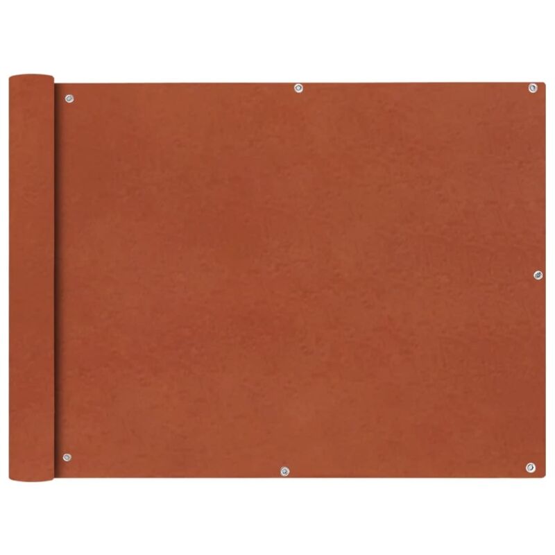 Balkon-sichtschutz Oxford-gewebe 90x600 Cm Terrakotta-rot Vidaxl