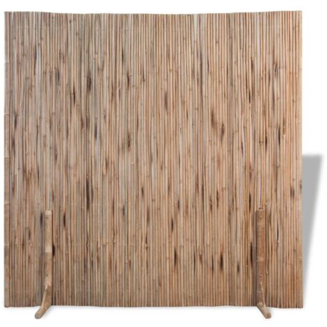 main image of "vidaXL Bamboo Fence 180x170 cm - Brown"