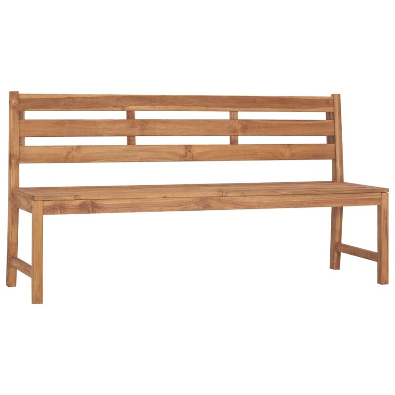 

vidaXL Banco de jardín de madera maciza de teca 170 cm - Marrón