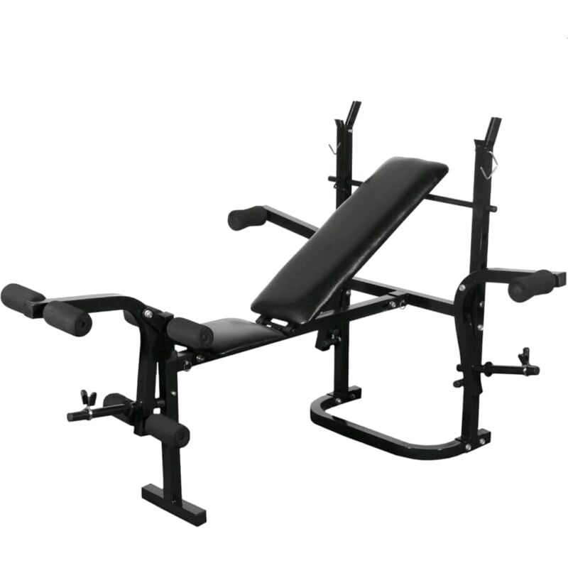 

Banco de pesas de gimnasio negro - Negro - Vidaxl