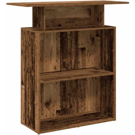 vidaXL Banco Reception Legno Antico 100x40x104 cm Legno Multistrato