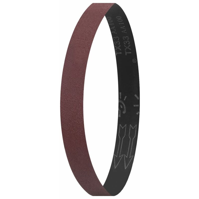 

vidaXL Bandas de lijar 10 unidades P60 40x760 mm