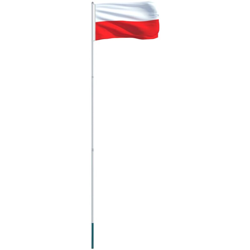 

Bandera de Polonia y mástil de aluminio 4 m - Vidaxl