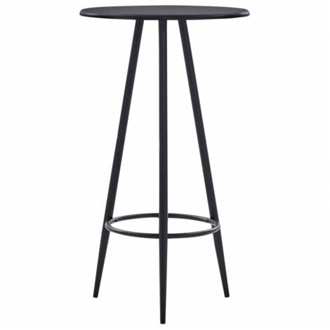 vidaXL Bar Table Black 60x107,5 cm MDF