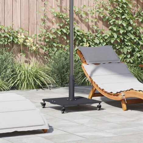vidaXL Base per Ombrello da Esterno Grigio scuro 45 x 45 x 31 cm