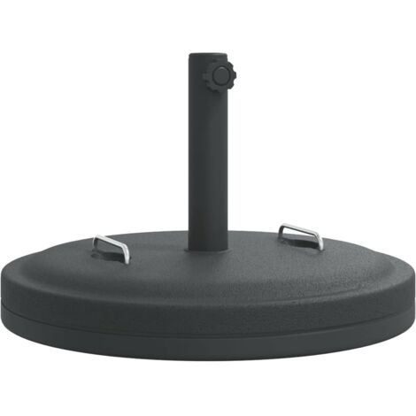 vidaXL Base per Ombrellone con Manici per Pali Ø38/48 mm 25 kg Rotonda