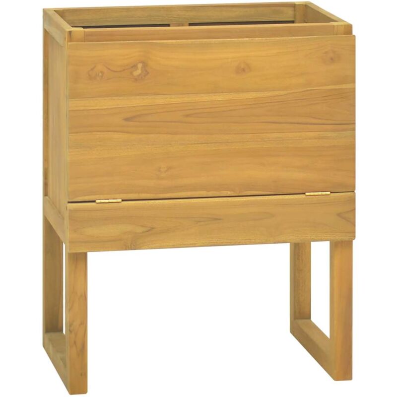 Bathroom Cabinet 60x40x75 Cm Solid Wood Teak Vidaxl