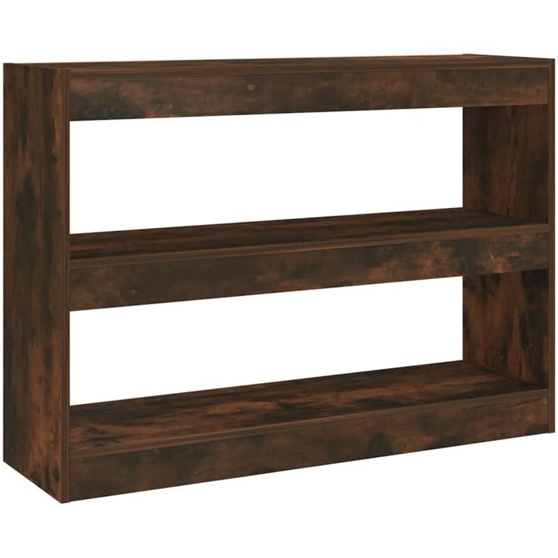 Vidaxl - Bücherregal/raumteiler Räuchereiche 100x30x72 Cm