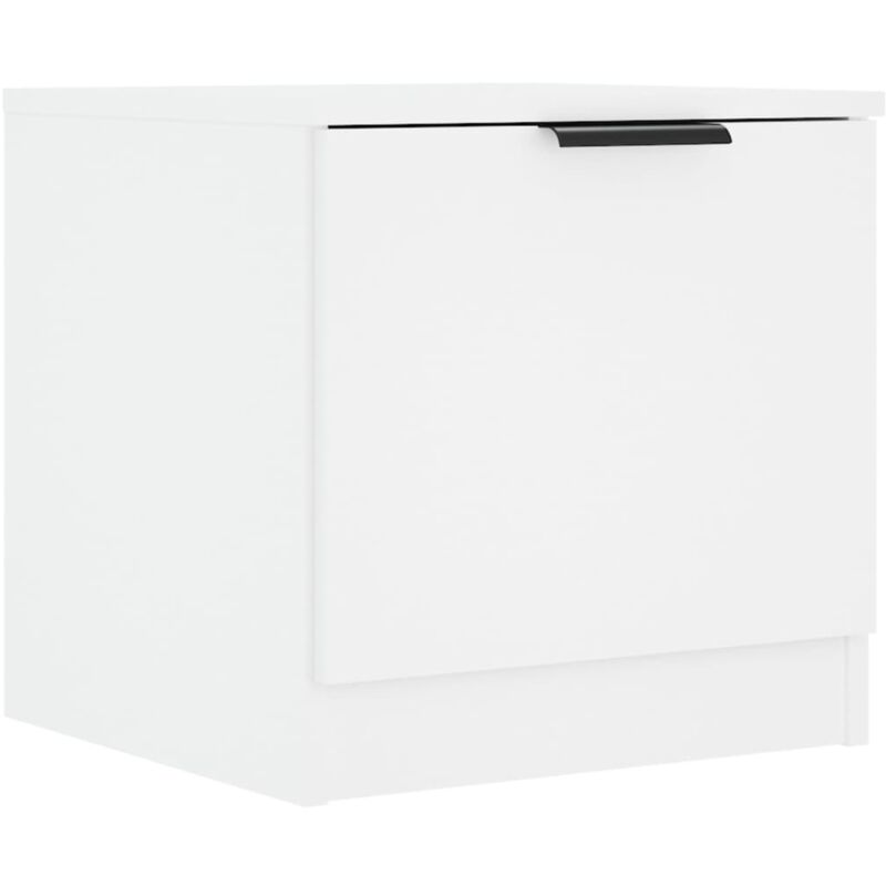 Bedside Cabinet White 40x39x40 Cm Vidaxl
