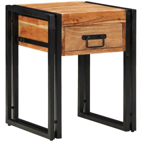 vidaXL Beistelltisch 40x40x50 cm aus massivem Akazienholz