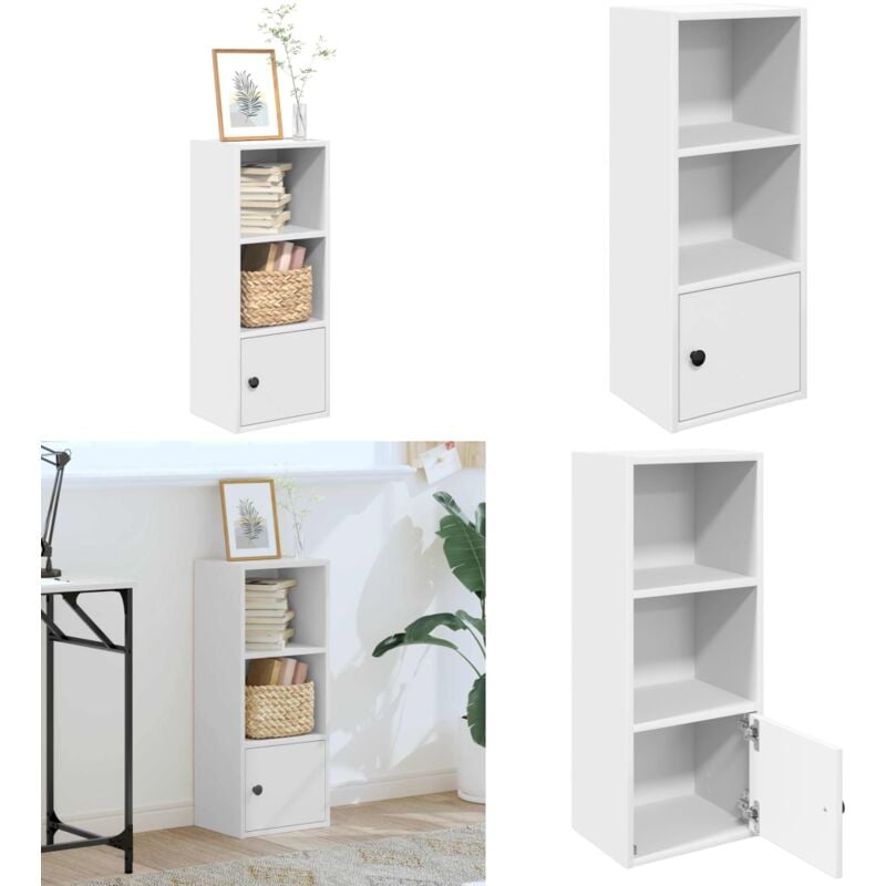 Vidaxl - Bibliothèque blanc 31x24x77 cm bois d'ingénierie