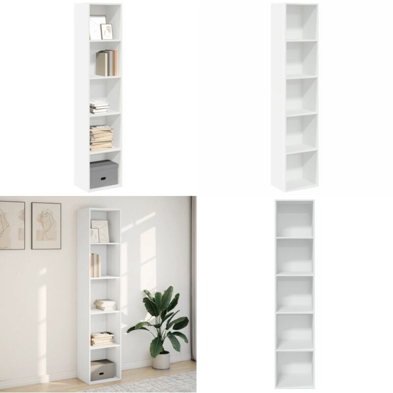 Vidaxl - Bibliothèque blanc 40x30x189 cm bois d'ingénierie