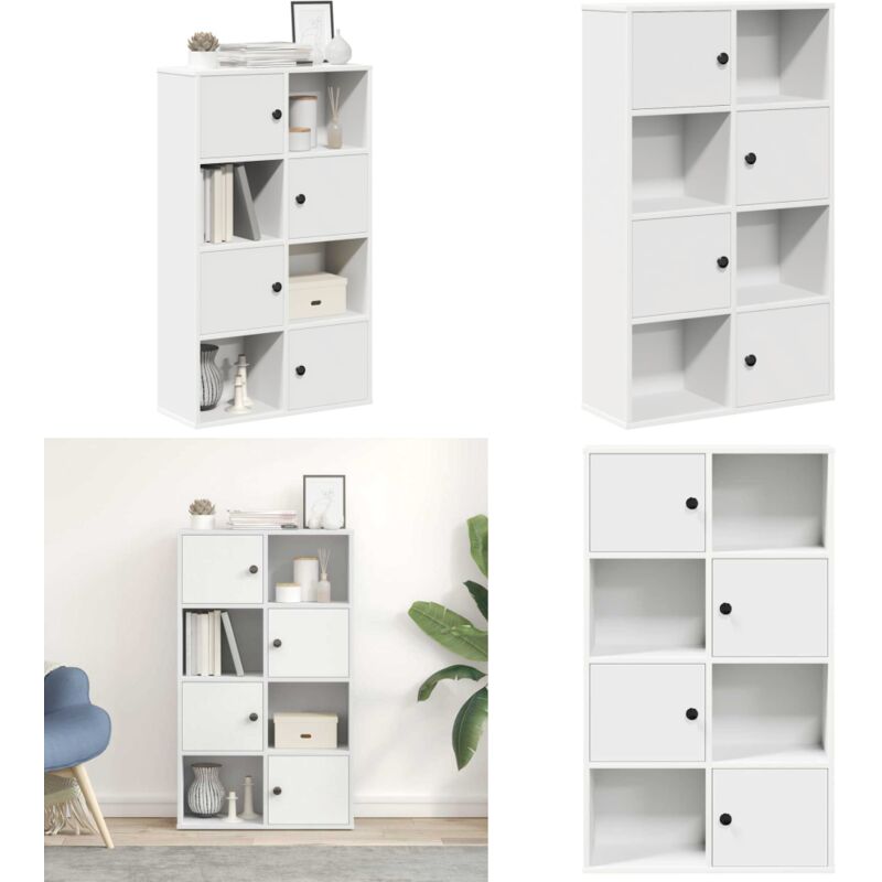 Vidaxl - Bibliothèque blanc 60x24x101,5 cm bois d'ingénierie