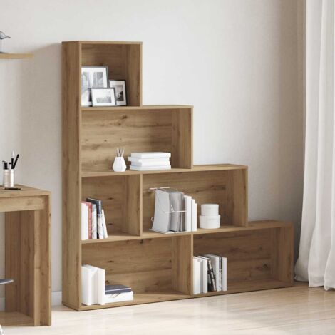vidaXL Bibliothèque chêne artisanal 157x24x160 cm bois d'ingénierie