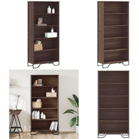 vidaXL Bibliothèque chêne marron 80x31x169 cm bois d'ingénierie
