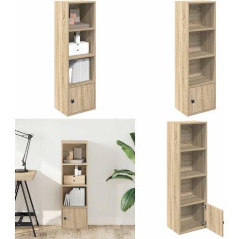 vidaXL Bibliothèque chêne sonoma 31x24x102 cm bois d'ingénierie
