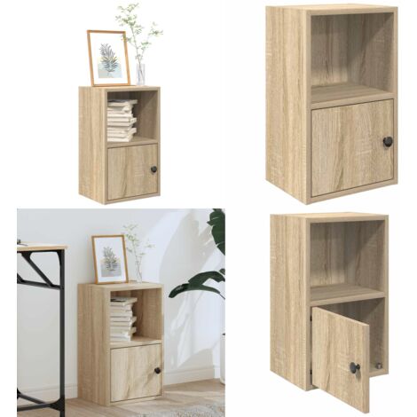 vidaXL Bibliothèque chêne sonoma 31x24x52 cm bois d'ingénierie